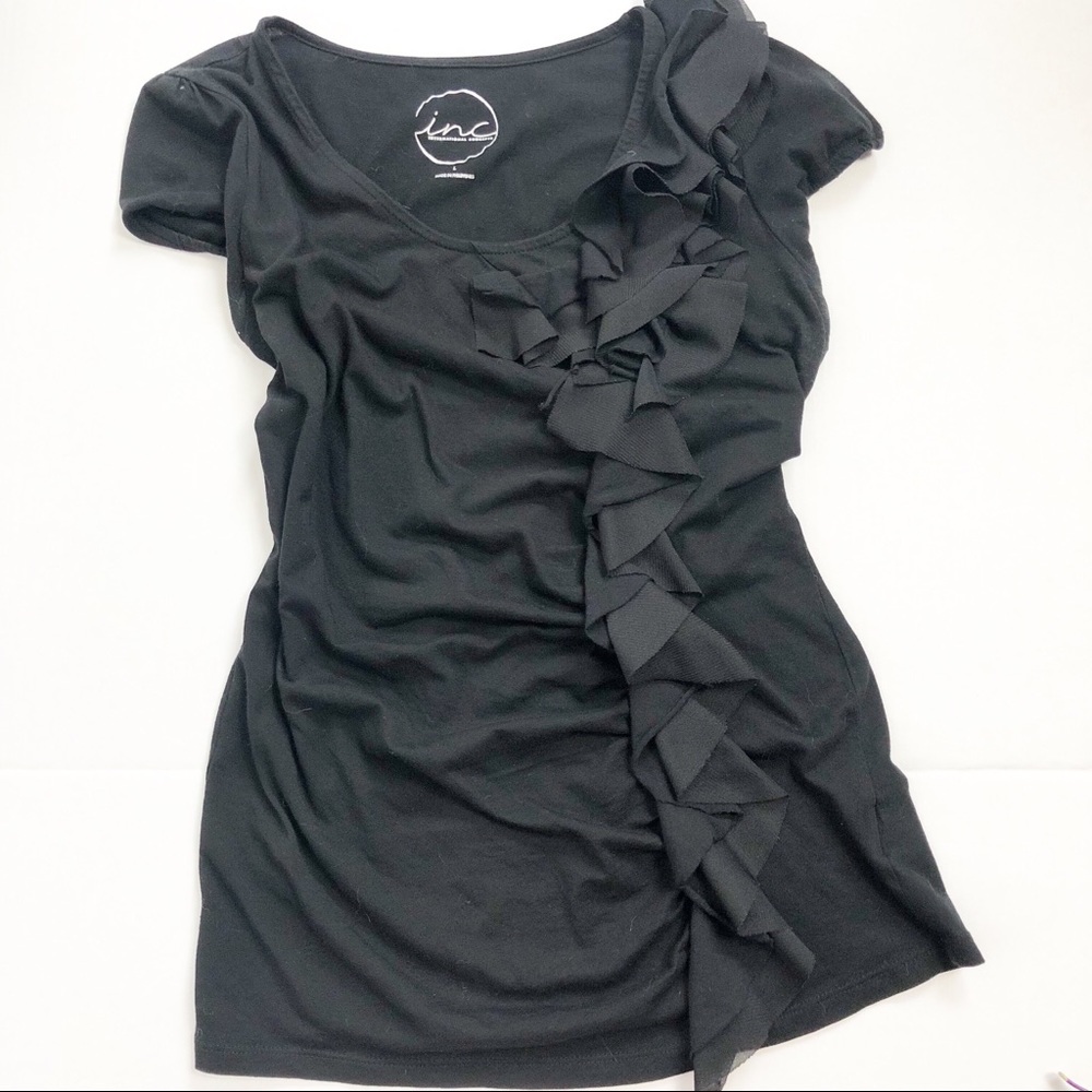 INC Ruffle Front Top